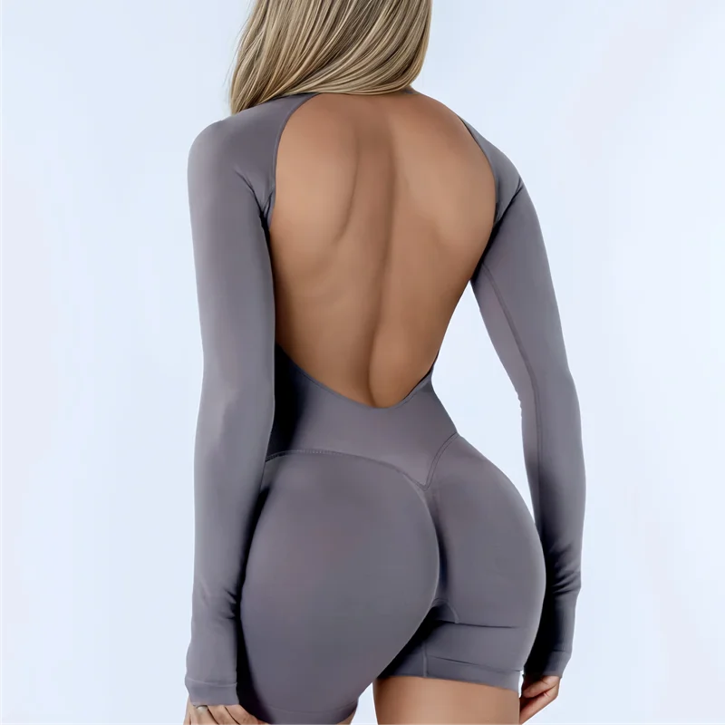 Sculpt Open-Back Jumpsuit