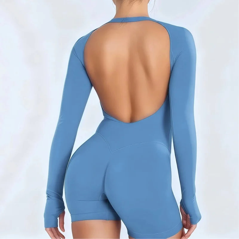 Sculpt Open-Back Jumpsuit